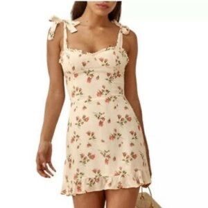 Reformation Floral Mini Dress